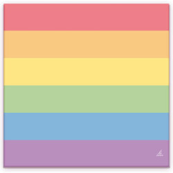 Pride Items Serviettes en papier Rainbow x20